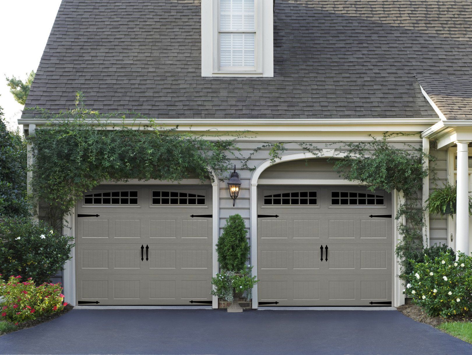 gray garage door