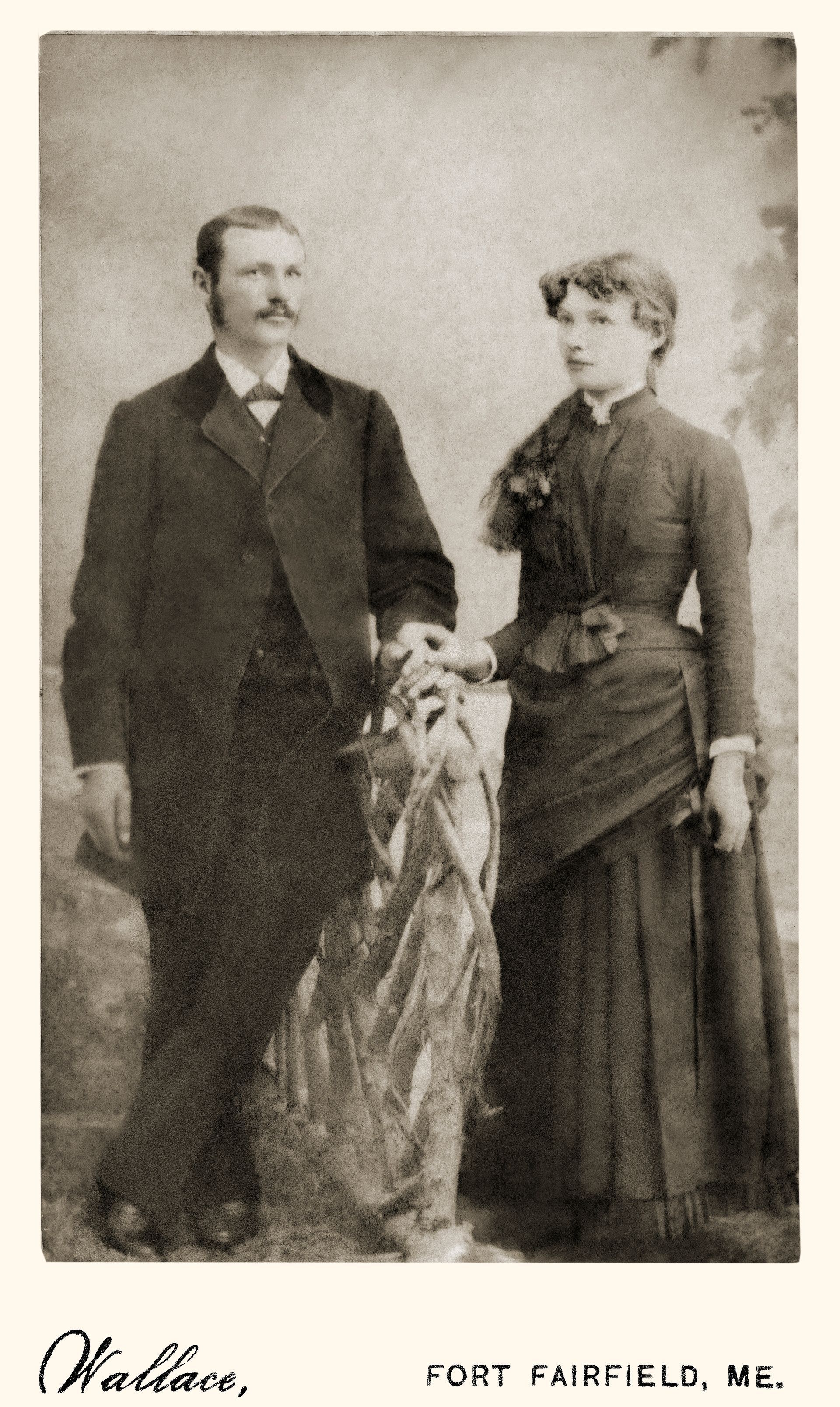 A photo restoration that has been completed.