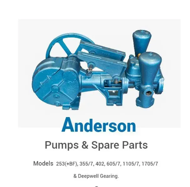 Blue industrial pump illustration