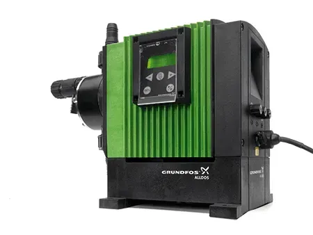 Green and black industrial machine
