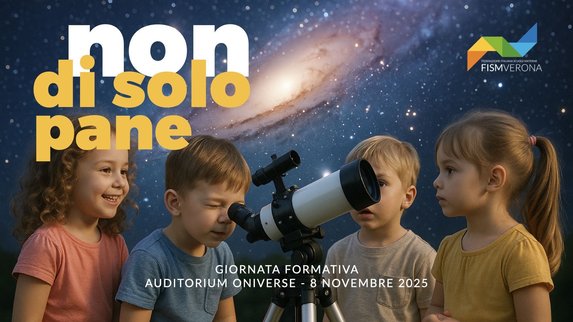 A poster for la circolarita della comunicazione shows an orchestra in a circle