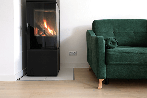 Modern Freestanding Contemporary Fireplace — Auburn, CA — Icon Hearth & Home