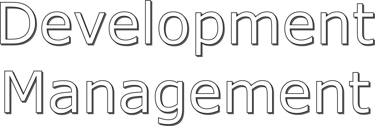 Development management logo Development management logo