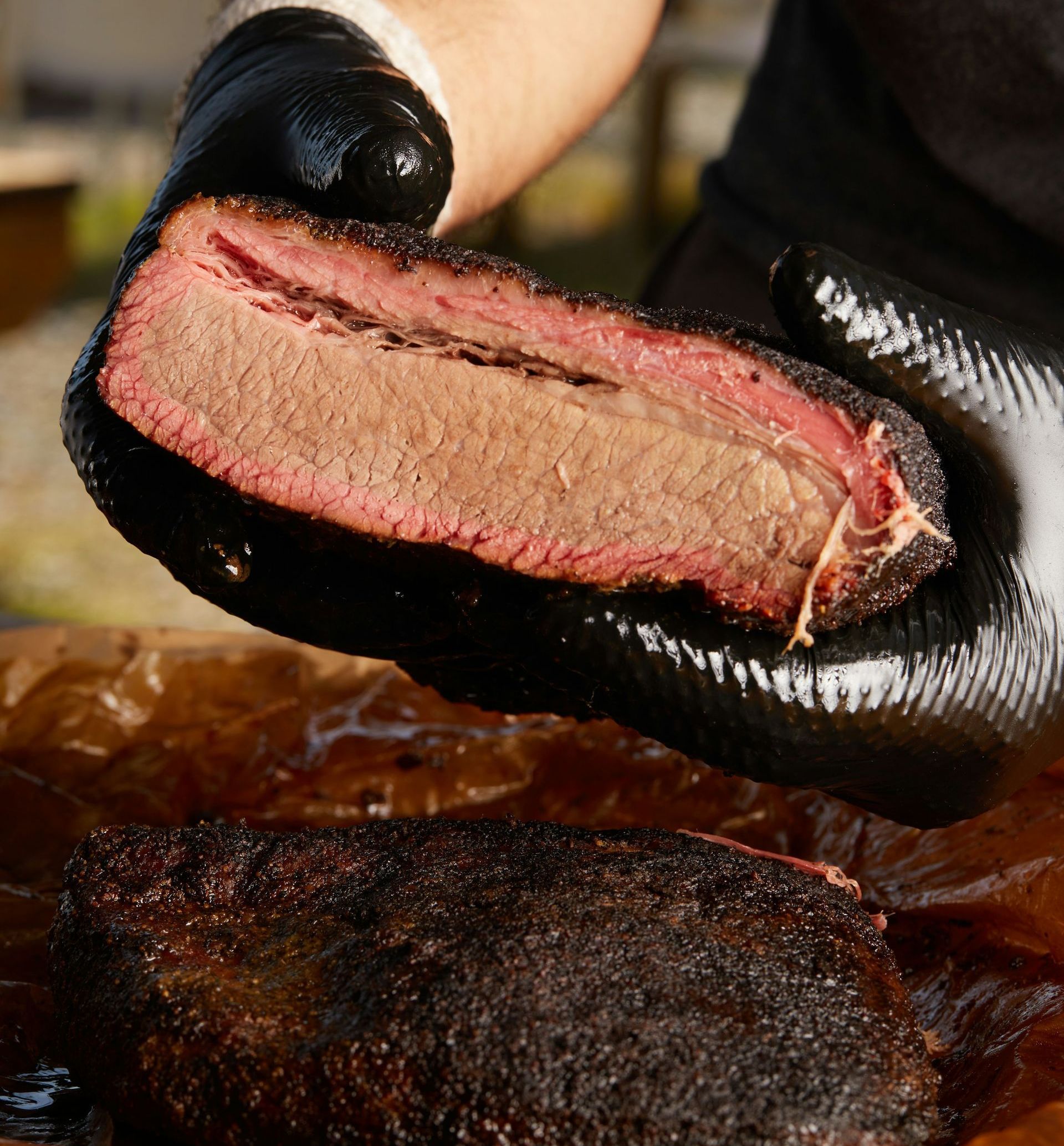 Smoked Brisket from Hometown Bar-B-Que in New York City