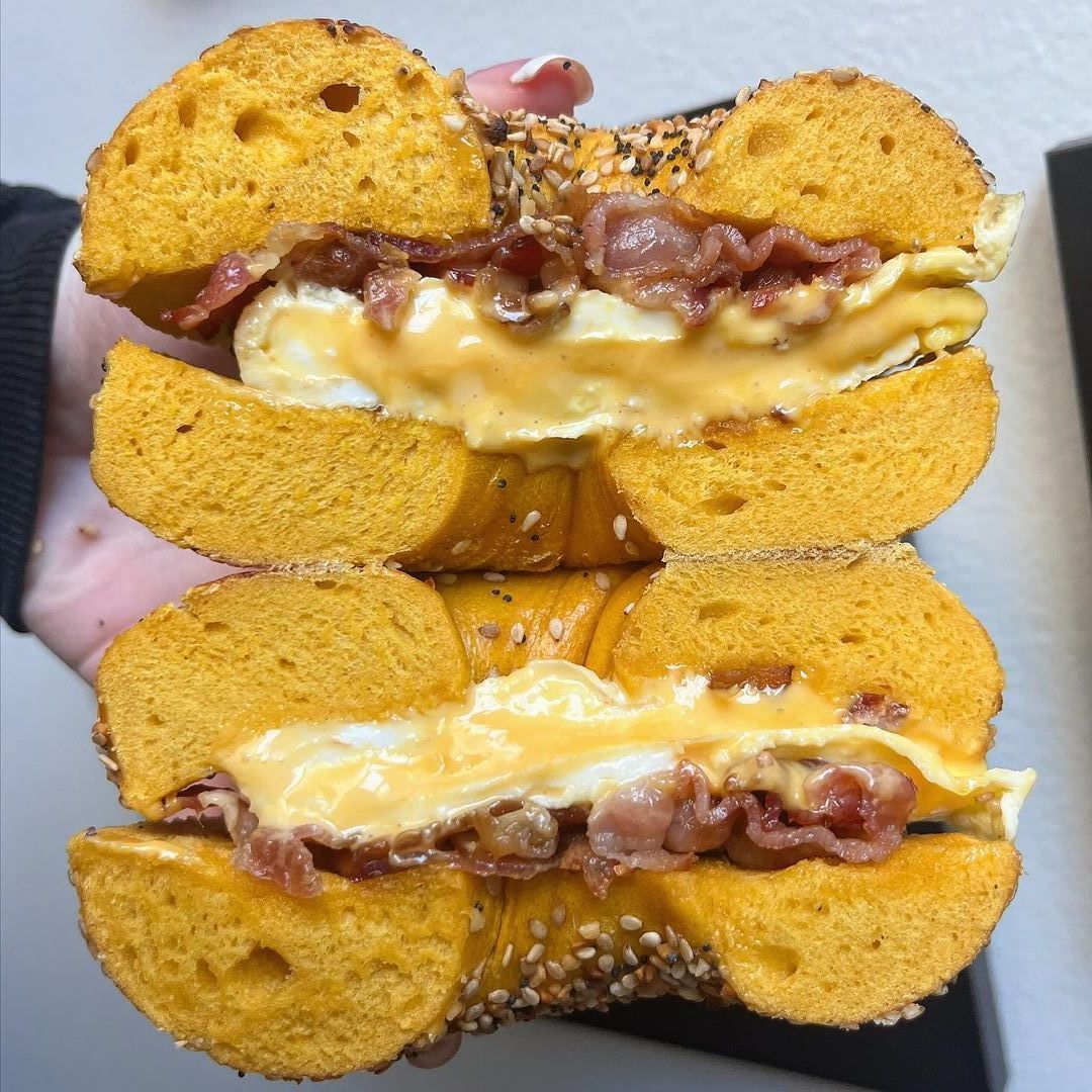 Bacon, Egg and Cheese Bagel from Broad Nosh Bagels New York City
