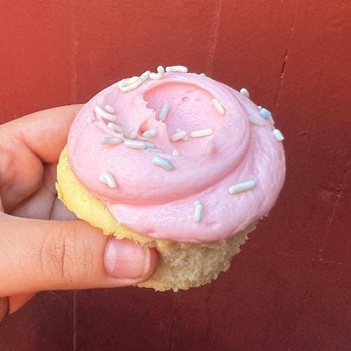 Cupcake from Magnolia Bakery on the Upper West Side NYC