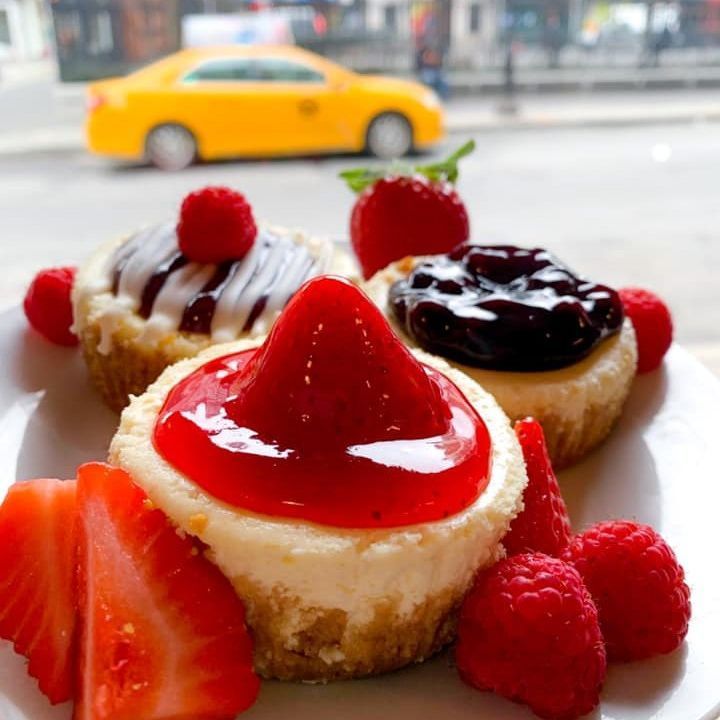 Strawberry cheesecake from Eileen’s Special Cheesecake in Little Italy, NYC