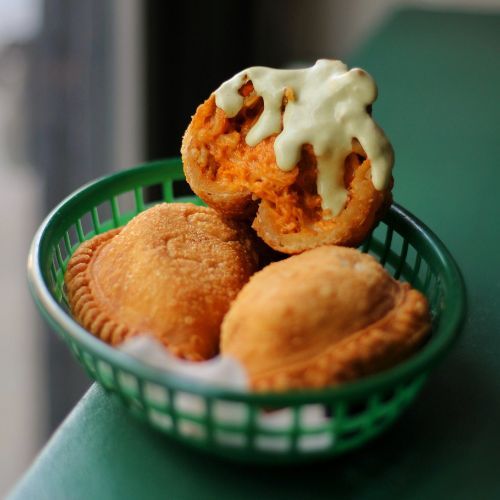 Chicken and cheese empanadas from Titi's Empanadas in East Village