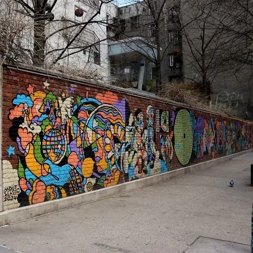 Graffiti wall near East Village NYC