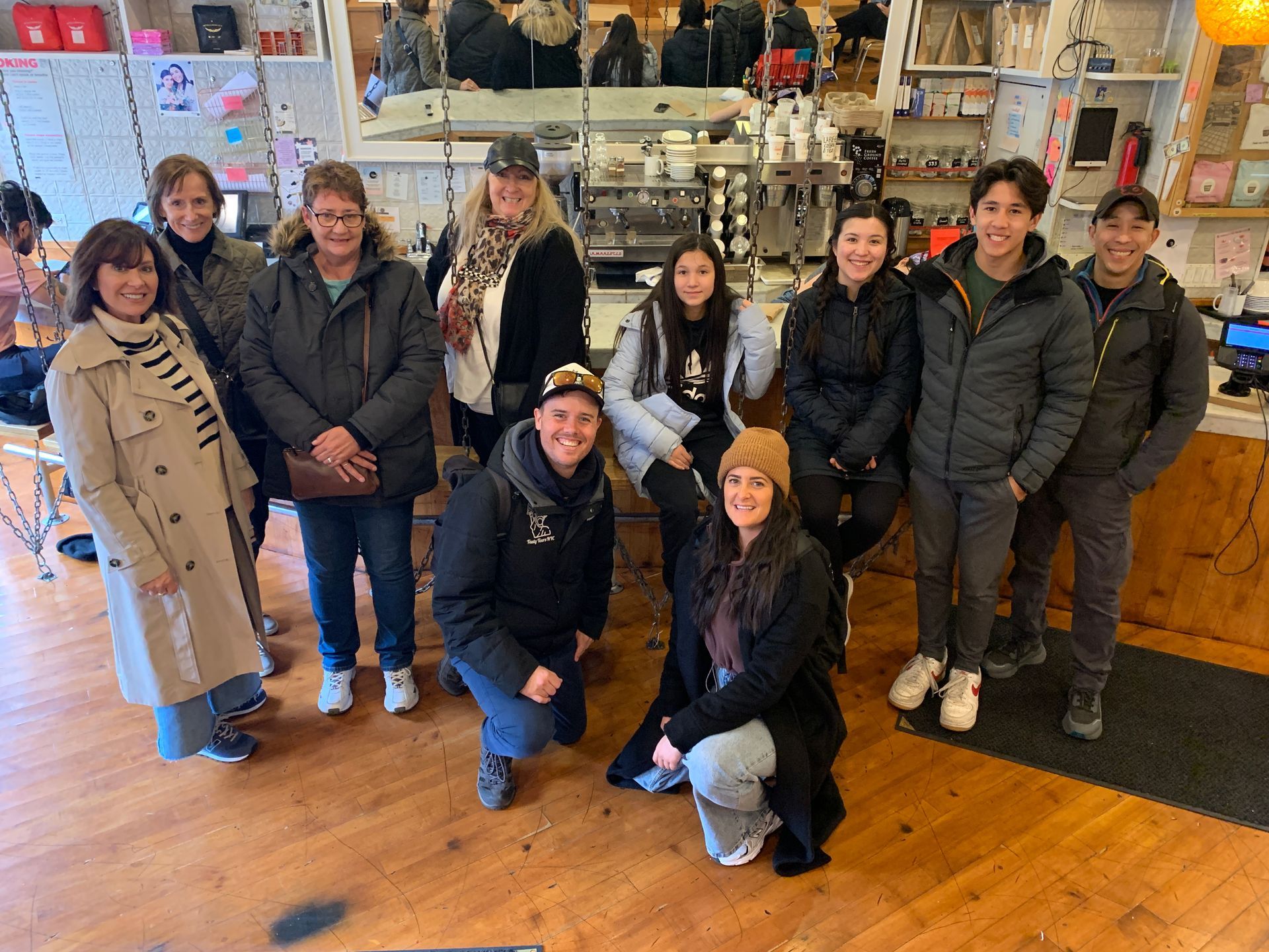 Greenwich Village Food Tour Group Enjoying Cupcakes