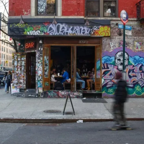 St. Mark's Place in East Village NYC