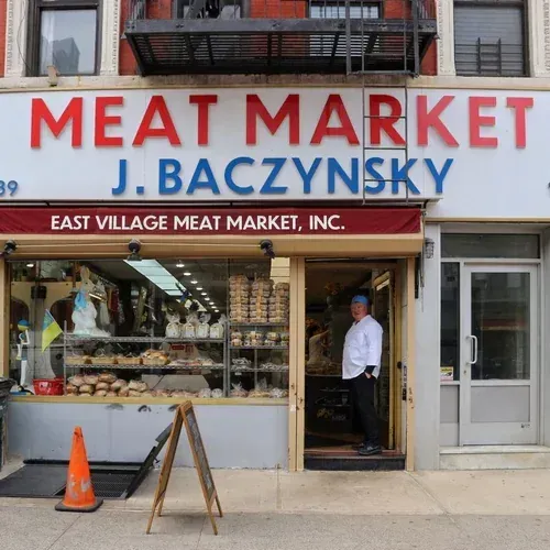 Exterior of the East Village Meat Market NYC