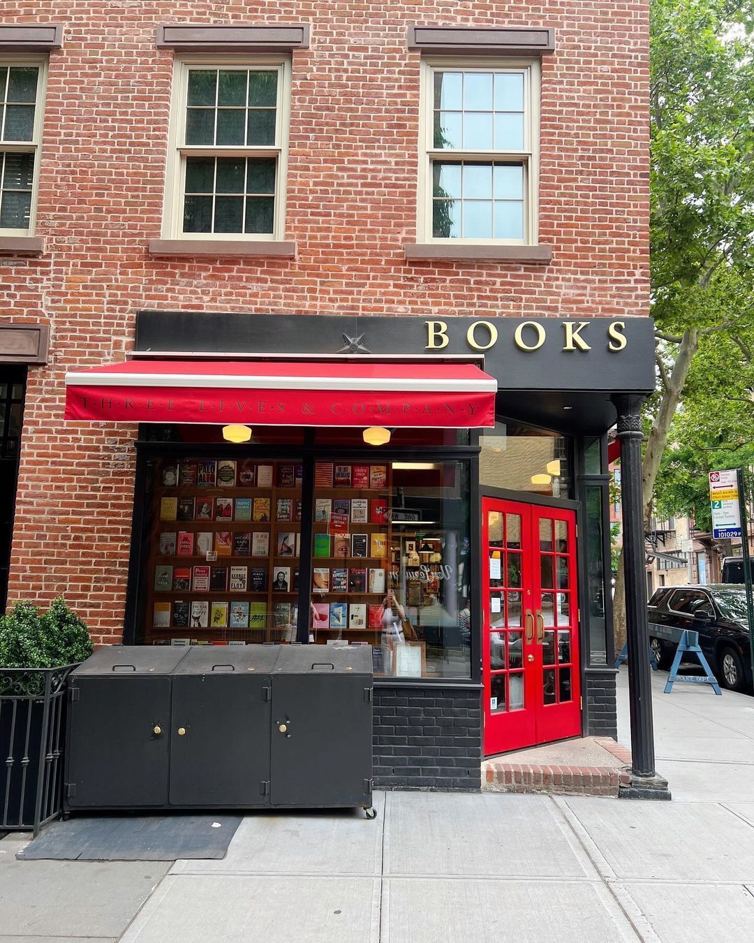 Outside of the Three Lives and Company Bookstore