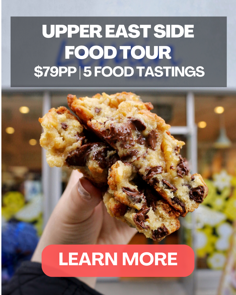 Upper East Side Food Tour for $79 per person including 5 food tastings
