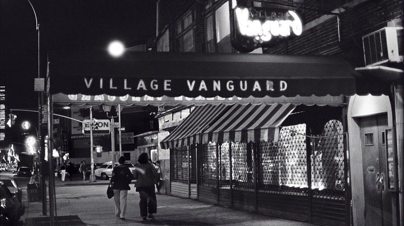 Outside of the Village Vanguard Jazz Club in Greenwich Village