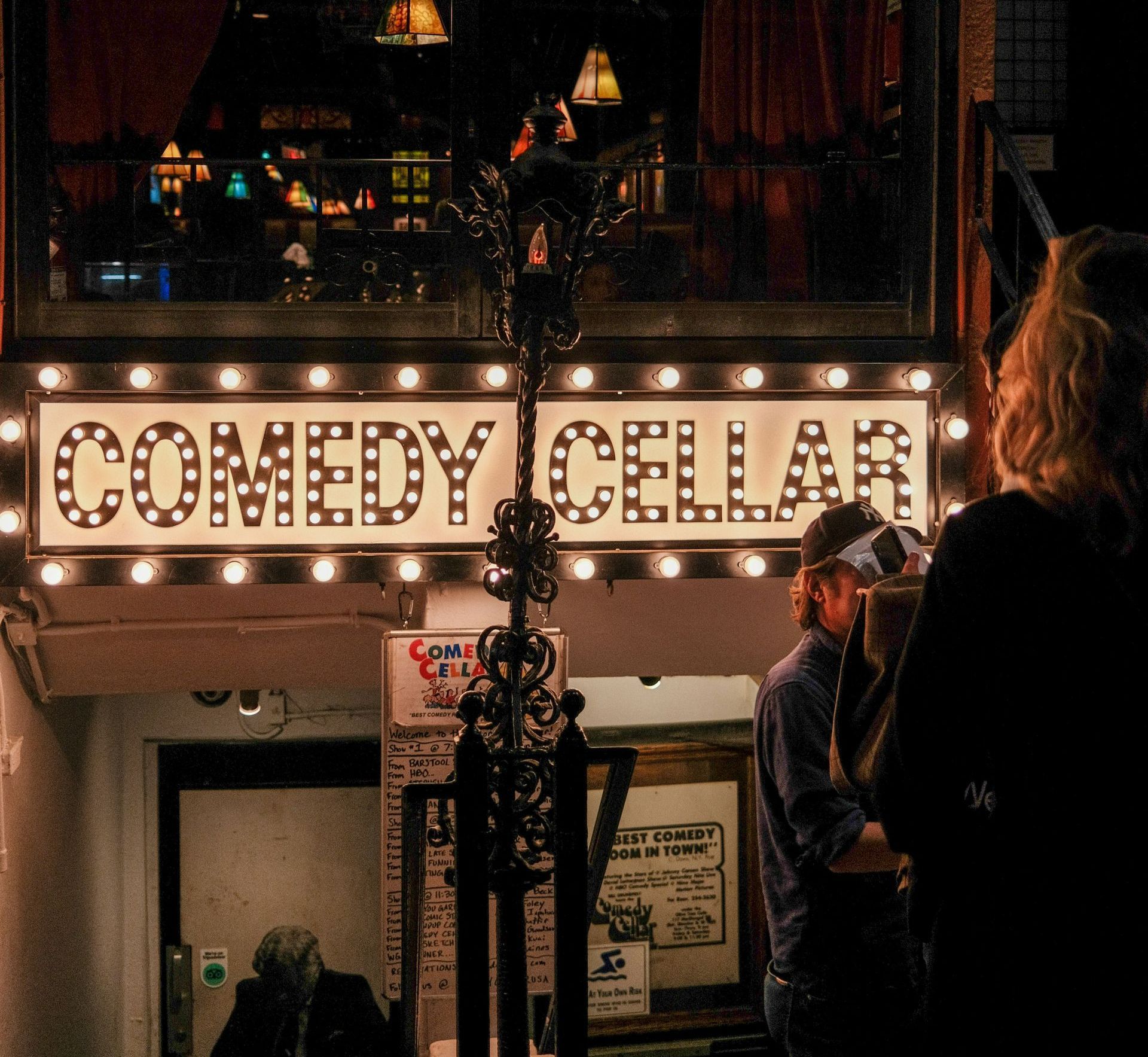 The Comedy Cellar on Macdougal Street in Greenwich Village