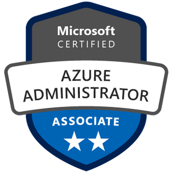 Um selo de administrador associado do Azure certificado pela Microsoft