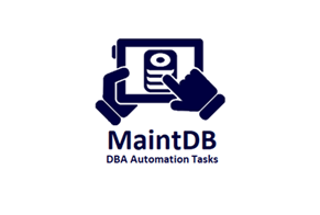 Um logotipo para tarefas de automação maintdb dba