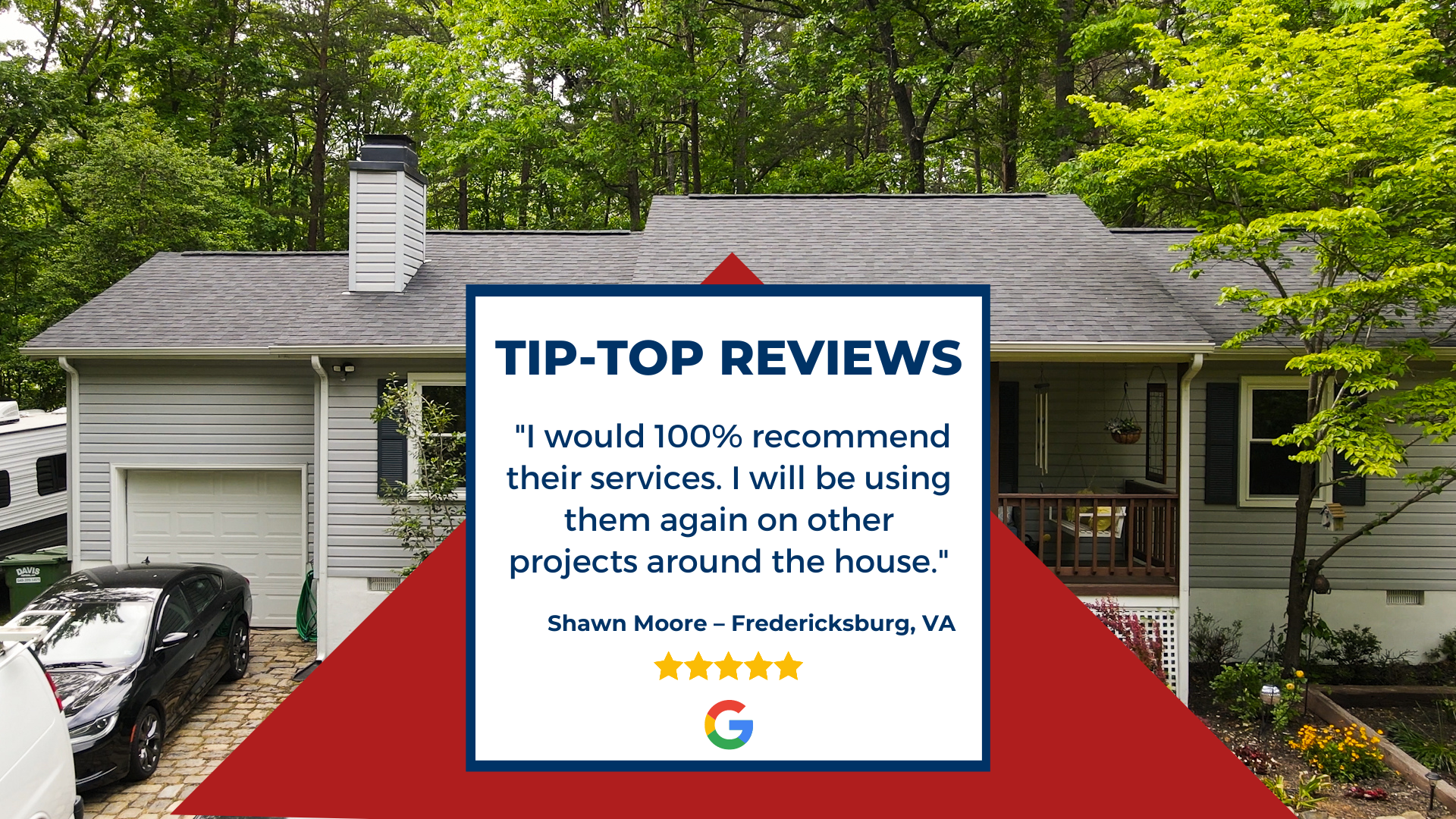 Client Google review: