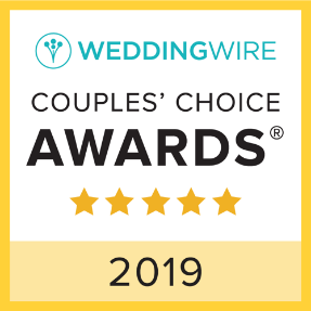 the weddingwire couples choice awards logo for 2019.