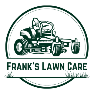 The logo for frank 's lawn care in Eugene, Oregon