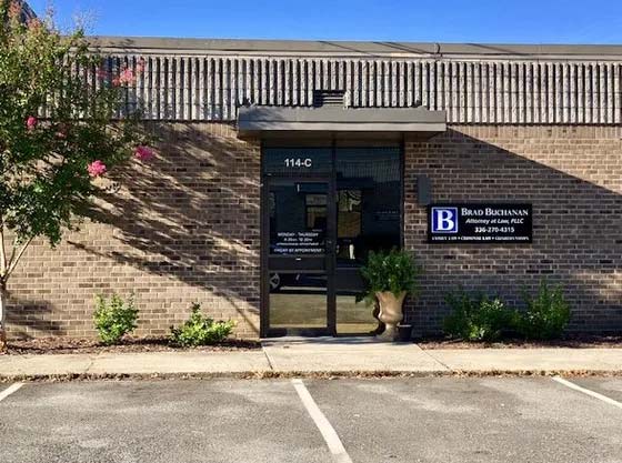 Law Office Entrance — Graham, NC — Brad Buchanan Attorney At Law PLLC