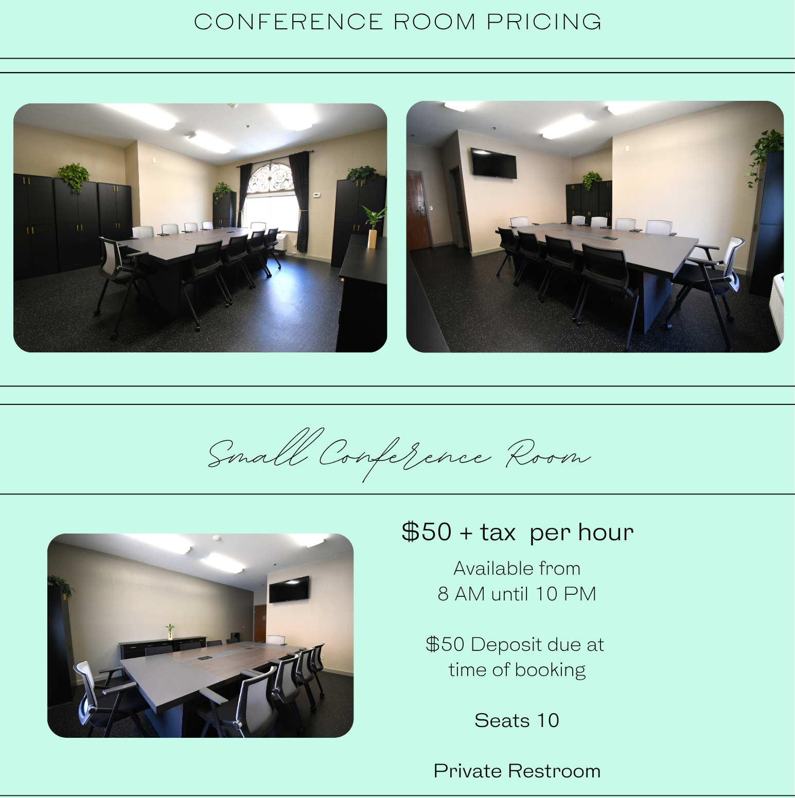 Conference Room Pricing