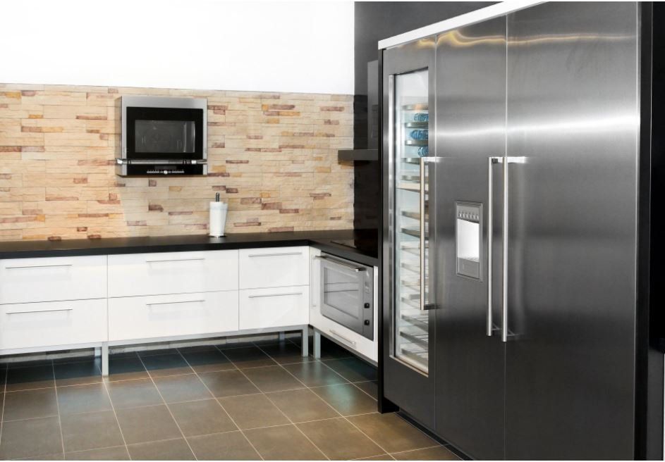 Refrigerator freezer and microwave located in home in Waco tx