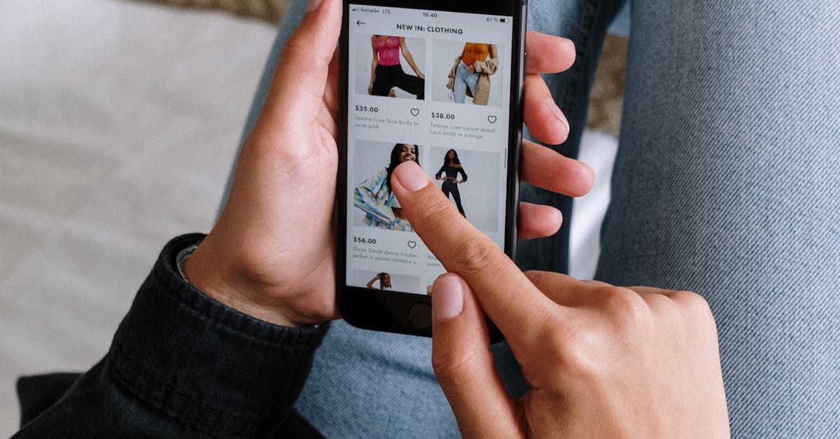 Image of a person finding product on a mobile phone demonstrating the effectiveness of SEO.
