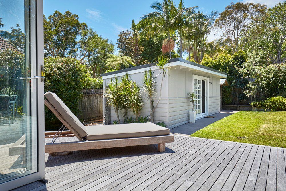 Lounge Chair Outside the House — Sydney, NSW — Emerald Lawn Landscape