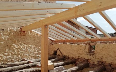 instalación de cubiertas nuevas en vivienda unifamiliar de Guadalajara