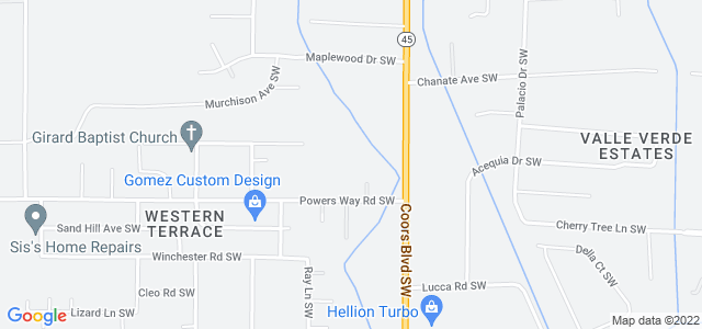 Map of business location