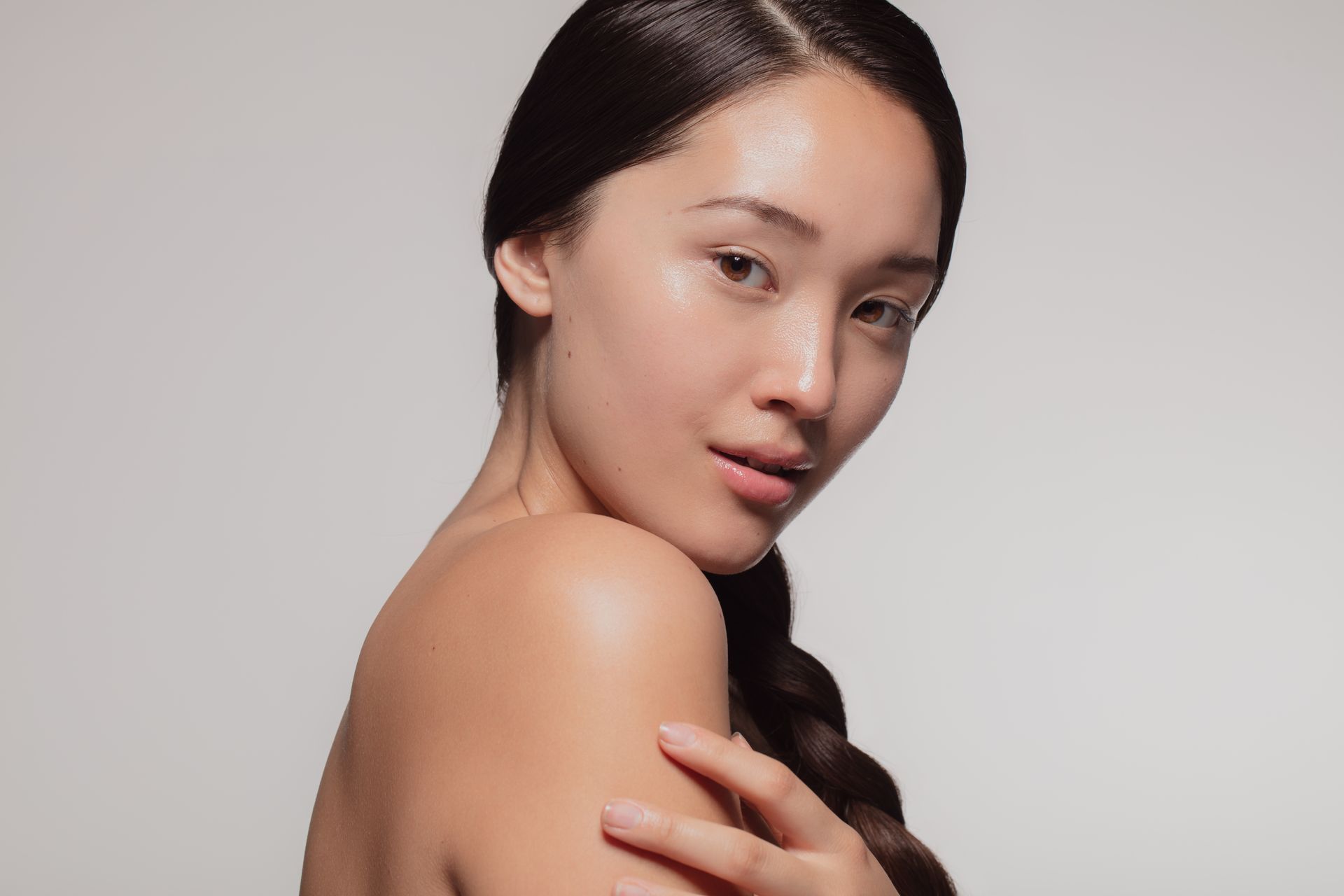 Post chemical peel skin