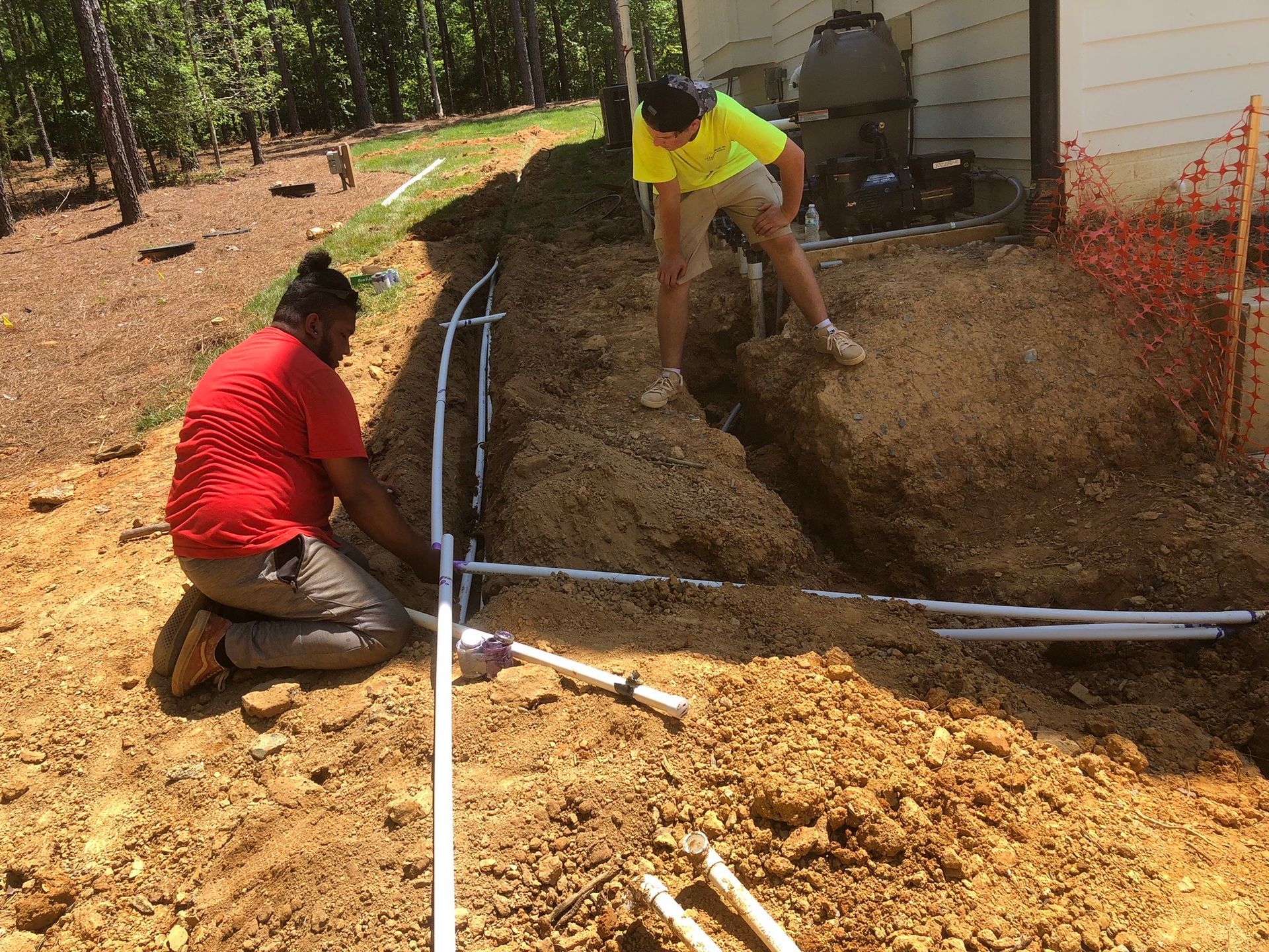 Installing Irrigation System