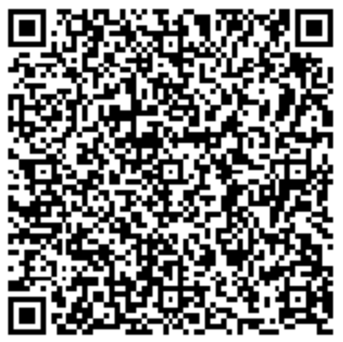 A standard black and white QR code.