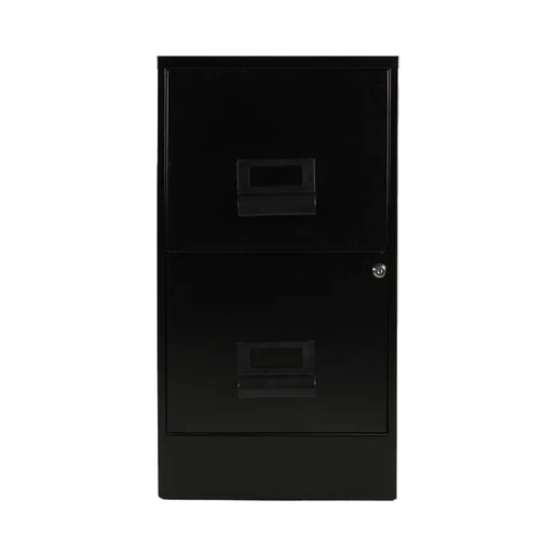 ARCHIVERO 2 GAVETAS NEGRO ECOMAX