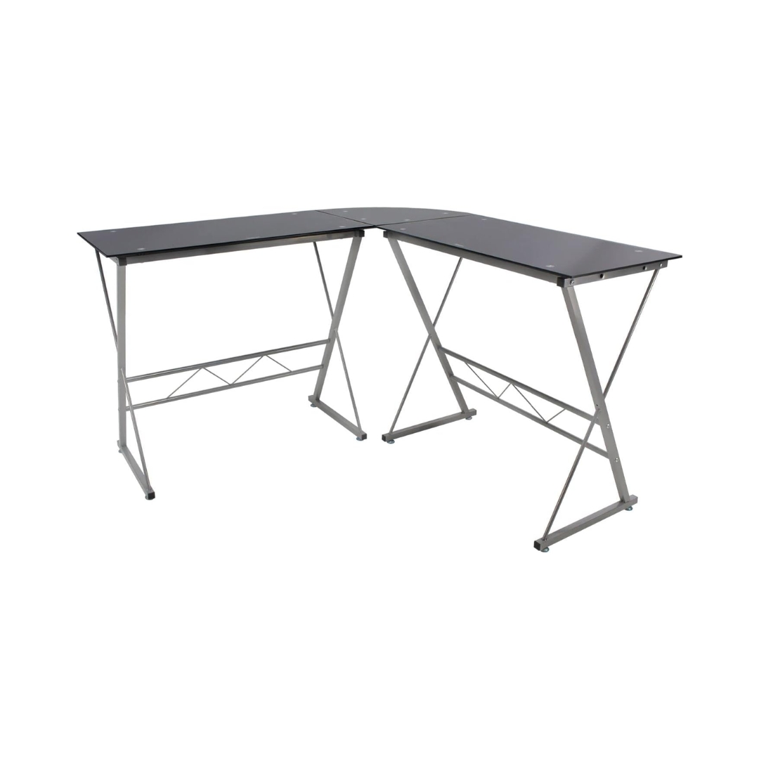 ESCRITORIO CRISTAL NEGRO ECOMAX
