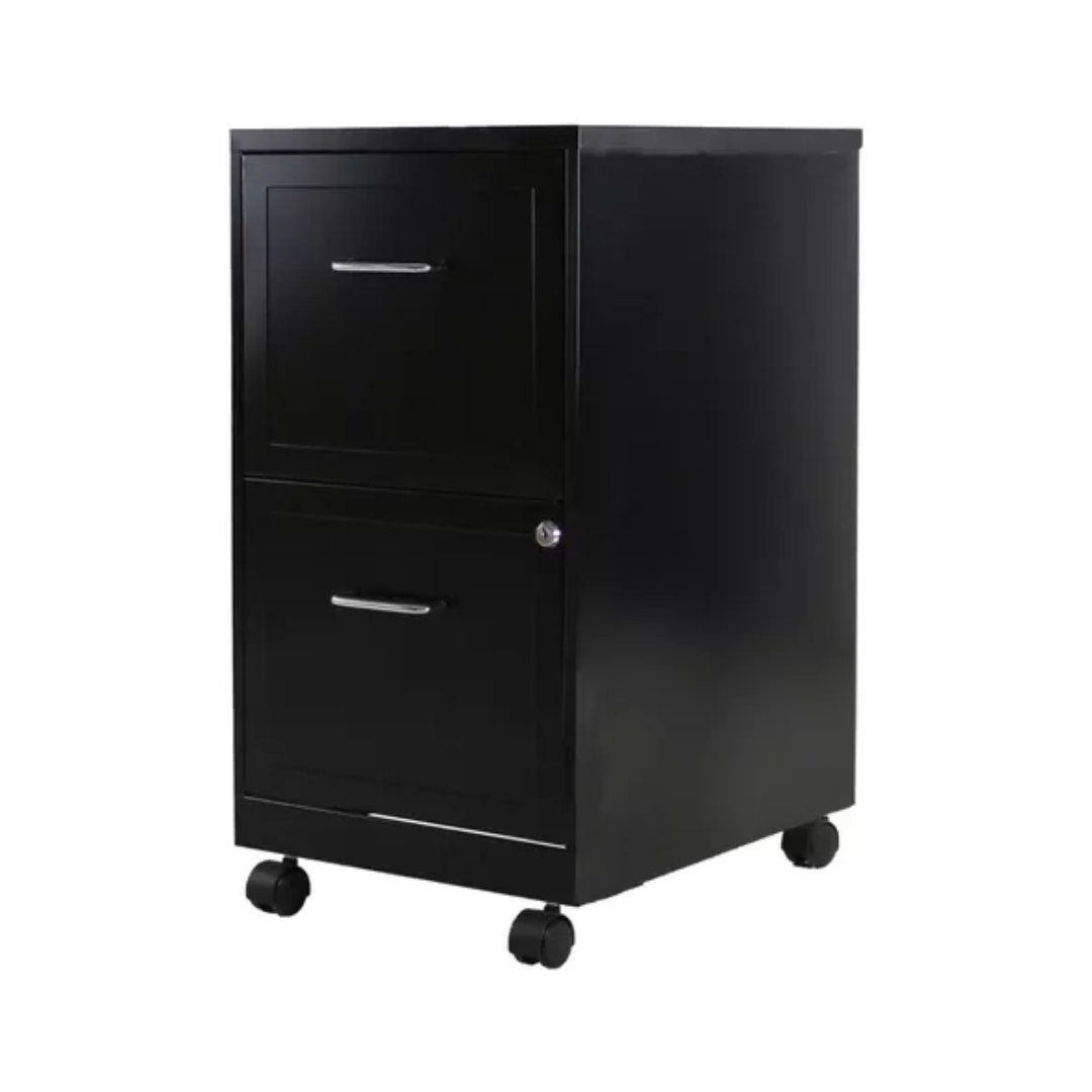 ARCHIVERO 2 GAVETAS MOVIL NEGRO ECOMAX