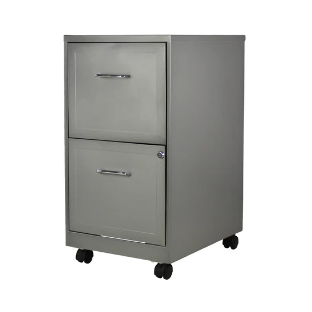 ARCHIVERO 2 GAVETAS MOVIL GRIS ECOMAX