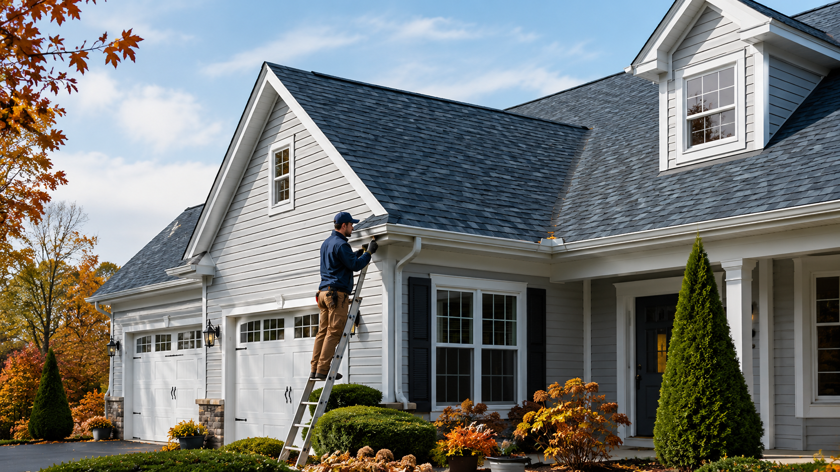 Residential roof being prepared for winter in Richmond, VA