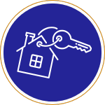 house and key icon