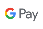 The google pay logo is on a white background.