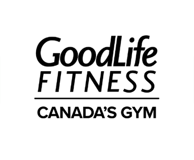 GoodLife Fitness logo with “Canada’s Gym” text in black on a white background