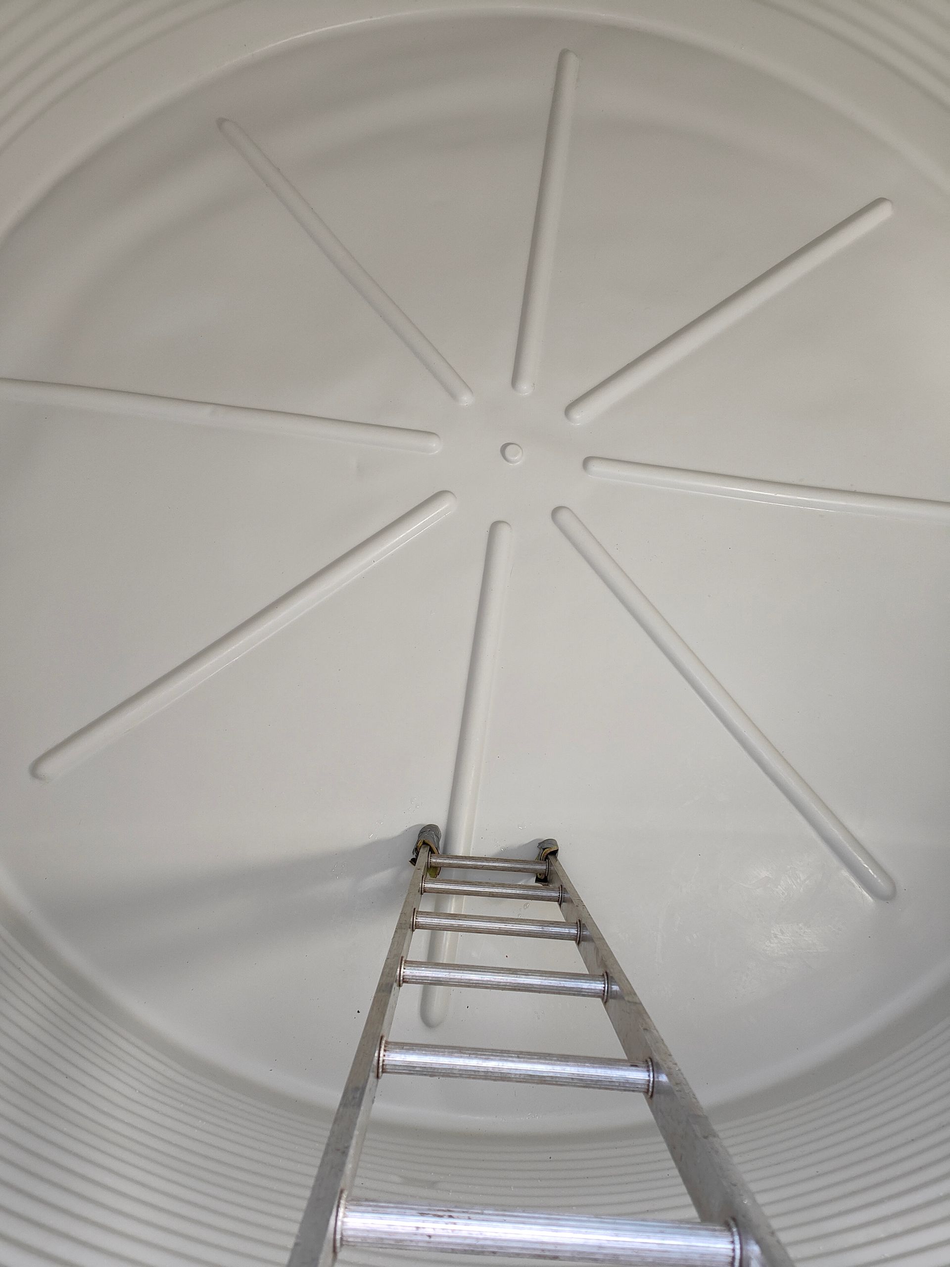 A water tank that has been cleaned - Hastings Water Care in Port Macquarie NSW