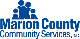 Marion County Community Services Arkansas logo and link to donation website