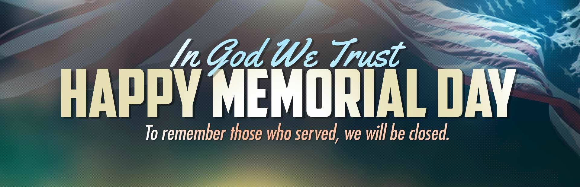 Memorial Day greeting