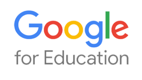 The google for education logo is on a white background.