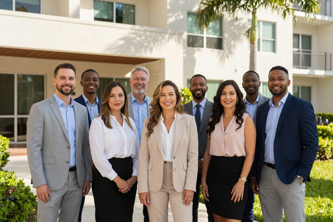 The Palm Management team