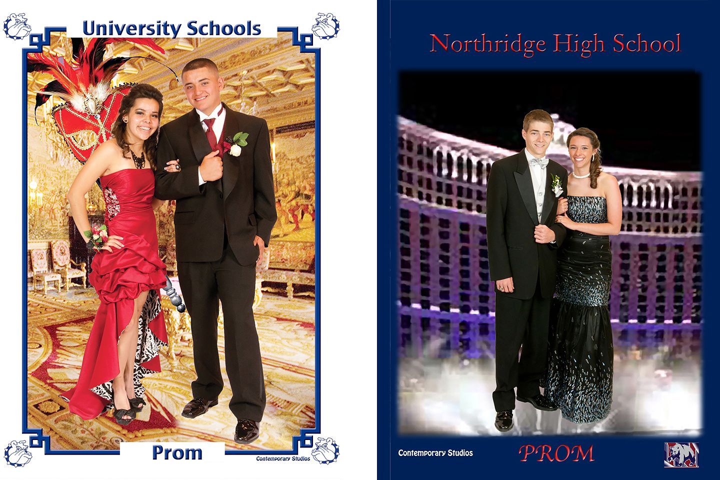 A prom photo from university schools and northridge high school