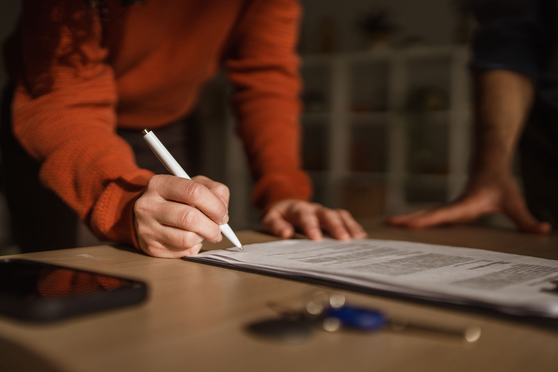 Business formation and contract documents on a desk at Hudson Legacy Law's Walden, NY office
